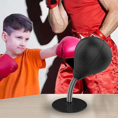 Ballon de Boxe à Ressort avec Ventouse et Pompe